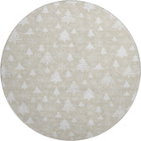Dalyn Merry & Bright MY23 Beige Rug round rug