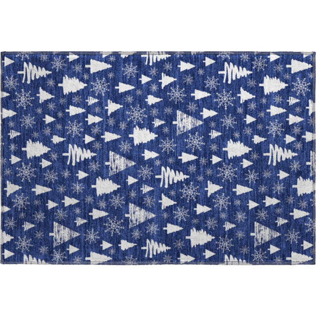 Dalyn Merry & Bright MY23 Navy Rug rectangular rug