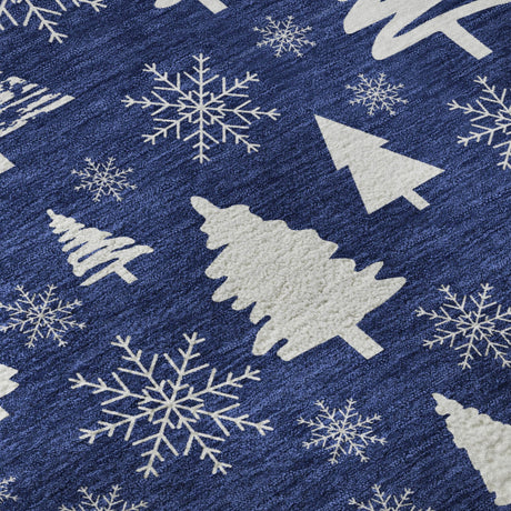 Dalyn Merry & Bright MY23 Navy Rug color swatch