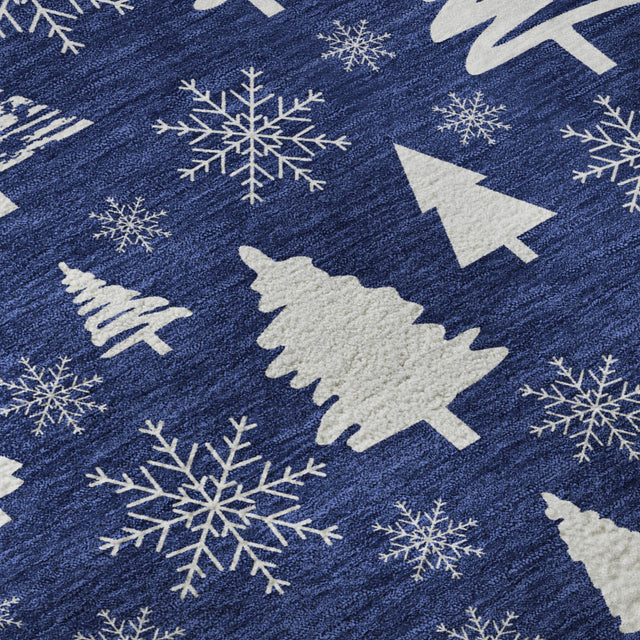 Dalyn Merry & Bright MY23 Navy Rug color swatch