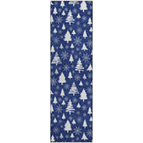 Dalyn Merry & Bright MY23 Navy Rug runner rug