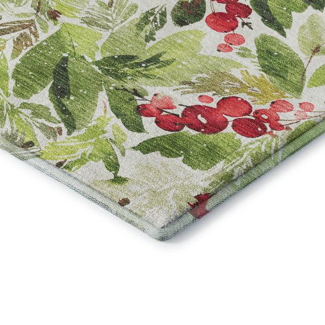 Dalyn Merry & Bright MY24 Aloe Rug corner detail