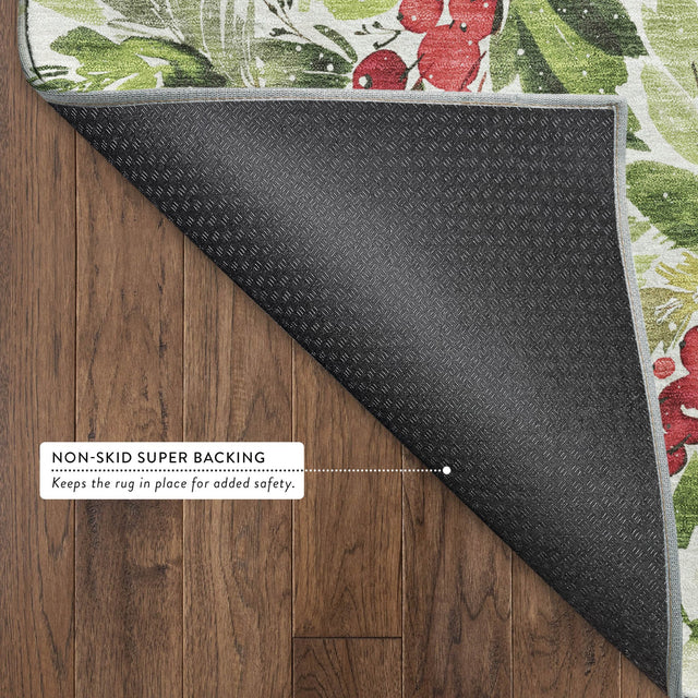 Dalyn Merry & Bright MY24 Aloe Rug backing detail