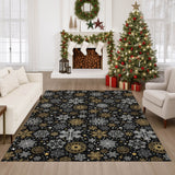 Dalyn Merry & Bright MY25 Black Rug shown in a room