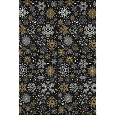 Dalyn Merry & Bright MY25 Black Rug main image