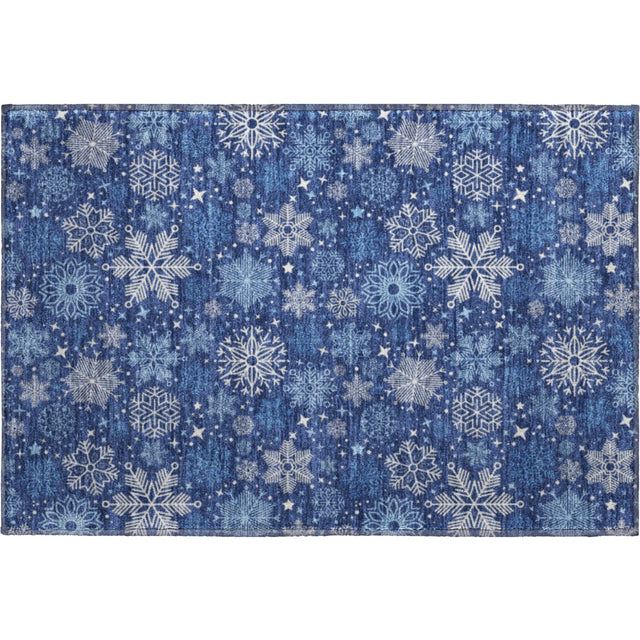 Dalyn Merry & Bright MY25 Navy Rug rectangular rug
