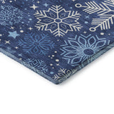 Dalyn Merry & Bright MY25 Navy Rug corner detail