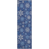 Dalyn Merry & Bright MY25 Navy Rug runner rug