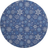 Dalyn Merry & Bright MY25 Navy Rug round rug