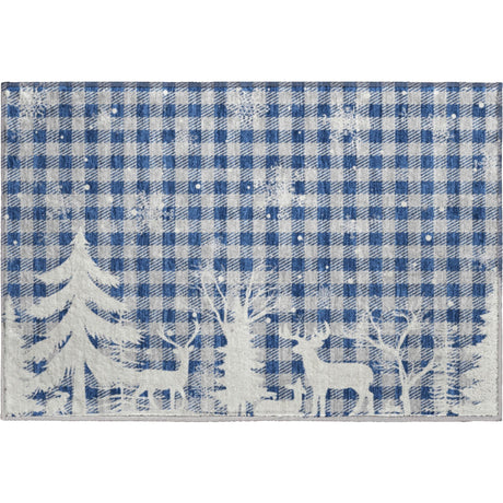 Dalyn Merry & Bright MY26 Blue Rug rectangular rug