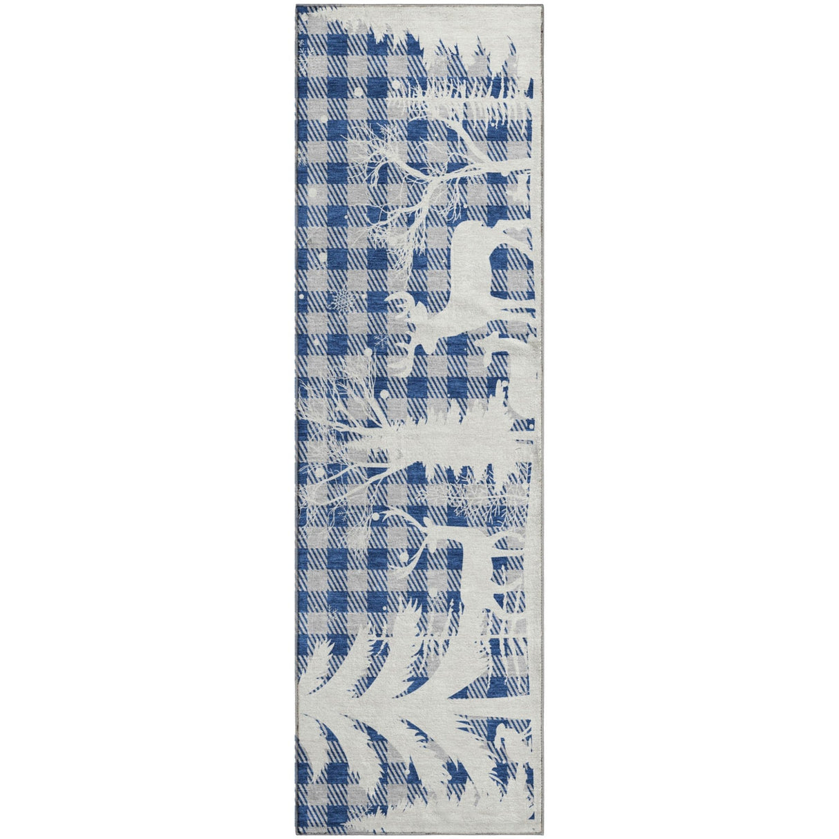 Dalyn Merry & Bright MY26 Blue Rug runner rug