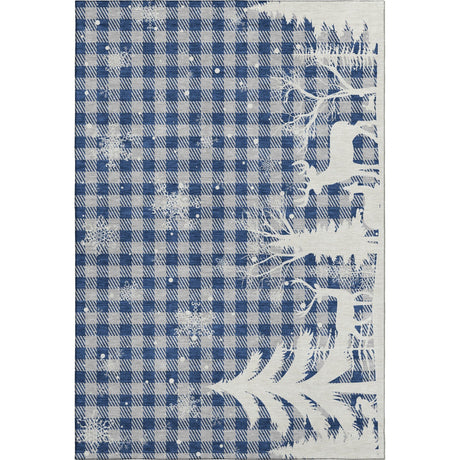 Dalyn Merry & Bright MY26 Blue Rug main image