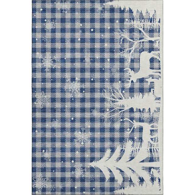 Dalyn Merry & Bright MY26 Blue Rug main image