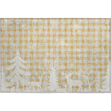 Dalyn Merry & Bright MY26 Gold Rug rectangular rug