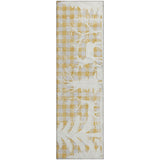 Dalyn Merry & Bright MY26 Gold Rug runner rug