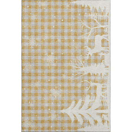 Dalyn Merry & Bright MY26 Gold Rug main image
