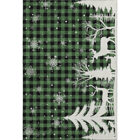 Dalyn Merry & Bright MY26 Green Rug main image