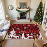 Dalyn Merry & Bright MY26 Red Rug shown in a room
