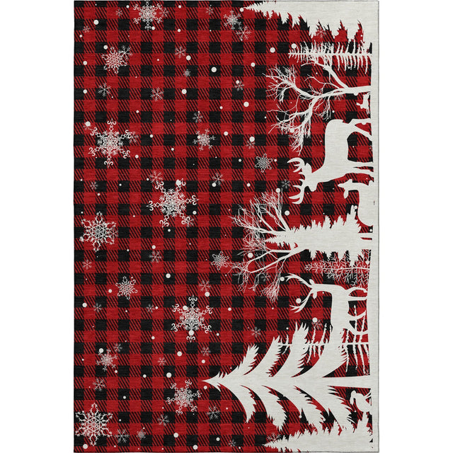 Dalyn Merry & Bright MY26 Red Rug main image