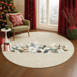 Dalyn Merry & Bright MY27 Beige Rug shown in a room