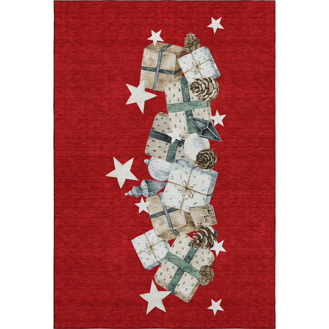 Dalyn Merry & Bright MY27 Red Rug main image