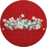 Dalyn Merry & Bright MY27 Red Rug round rug