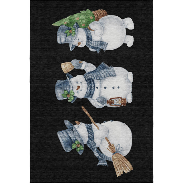 Dalyn Merry & Bright MY28 Black Rug main image