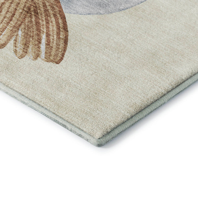 Dalyn Merry & Bright MY28 Ivory Rug corner detail