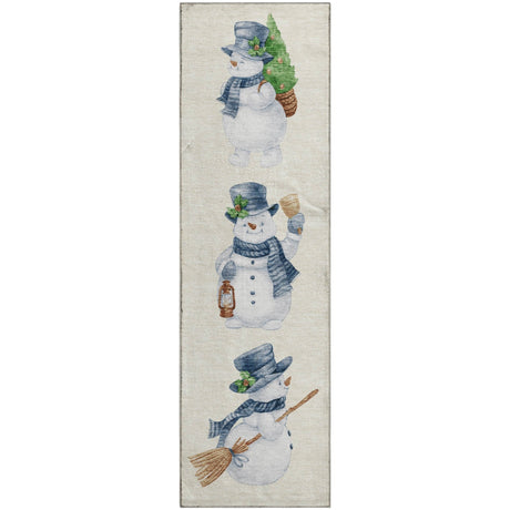 Dalyn Merry & Bright MY28 Ivory Rug runner rug