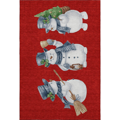 Dalyn Merry & Bright MY28 Red Rug main image