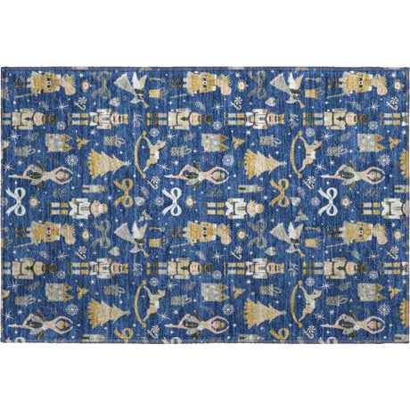 Dalyn Merry & Bright MY29 Navy Rug rectangular rug