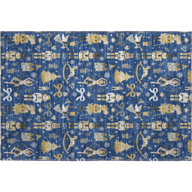 Dalyn Merry & Bright MY29 Navy Rug rectangular rug