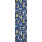 Dalyn Merry & Bright MY29 Navy Rug runner rug