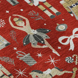 Dalyn Merry & Bright MY29 Red Rug color swatch