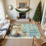 Dalyn Merry & Bright MY3 Skydust Rug shown in a room