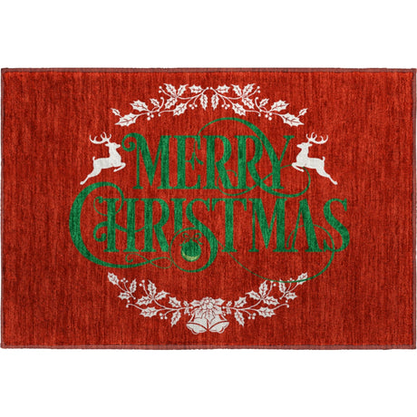 Dalyn Merry & Bright MY6 Red Rug rectangular rug