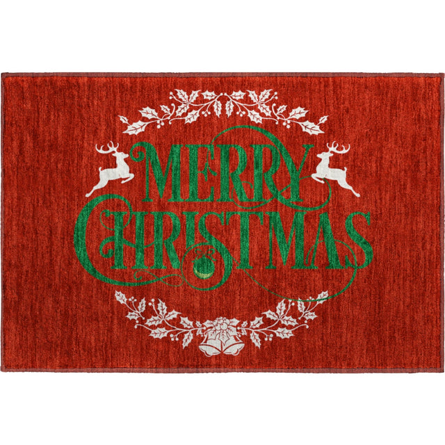 Dalyn Merry & Bright MY6 Red Rug rectangular rug