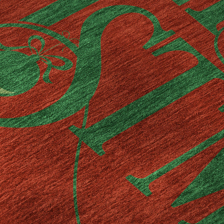 Dalyn Merry & Bright MY6 Red Rug color swatch