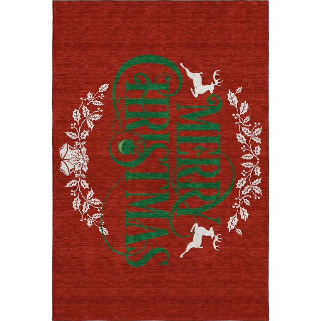 Dalyn Merry & Bright MY6 Red Rug main image