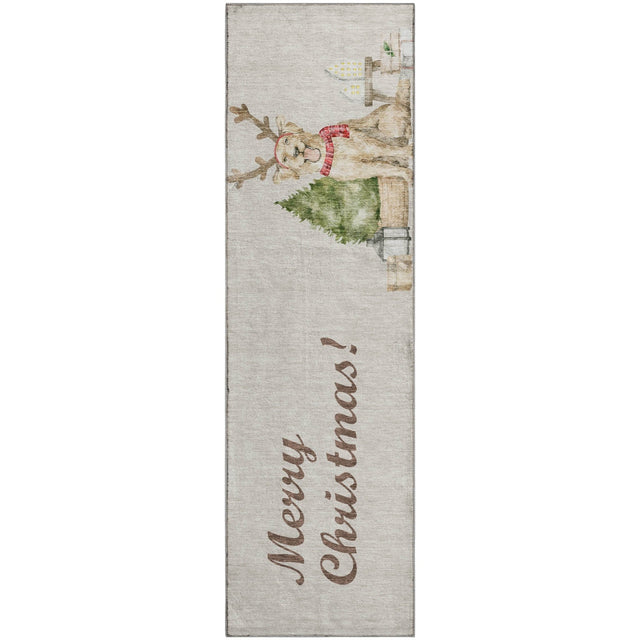 Dalyn Merry & Bright MY8 Beige Rug runner rug