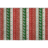 Dalyn Merry & Bright MY9 Red Rug rectangular rug