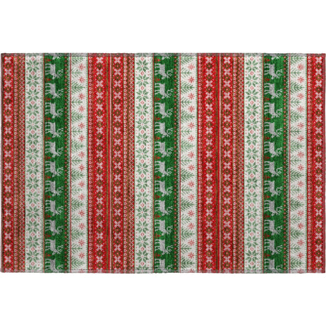 Dalyn Merry & Bright MY9 Red Rug rectangular rug