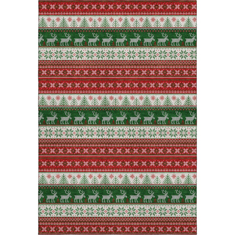 Dalyn Merry & Bright MY9 Red Rug main image