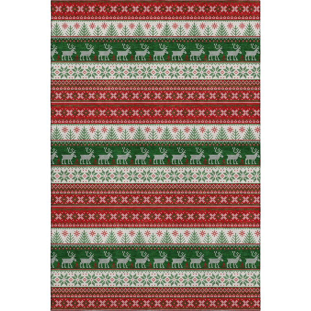 Dalyn Merry & Bright MY9 Red Rug main image