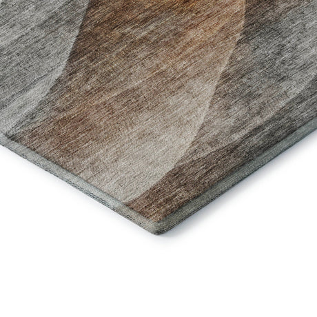 Dalyn Neo NO1 Khaki Rug corner detail