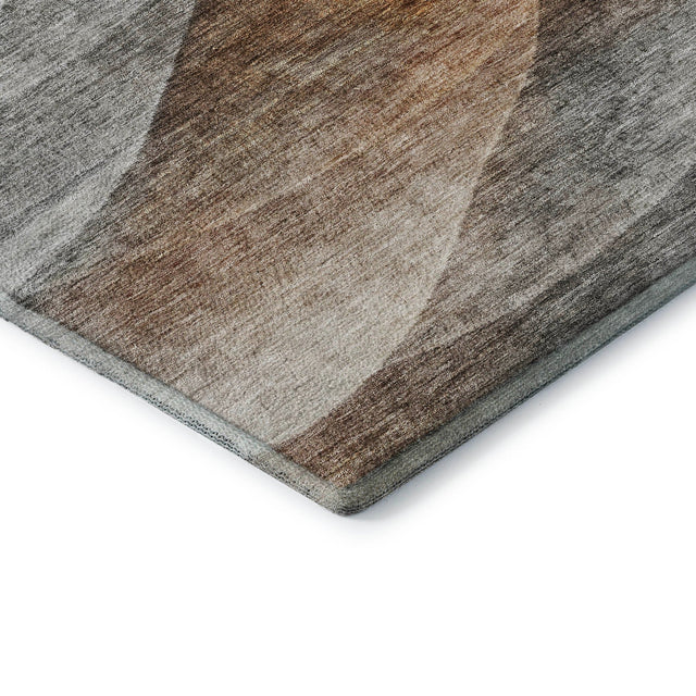 Dalyn Neo NO1 Khaki Rug corner detail