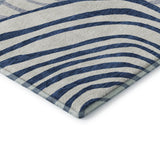 Dalyn Neo NO10 Blue Rug corner detail