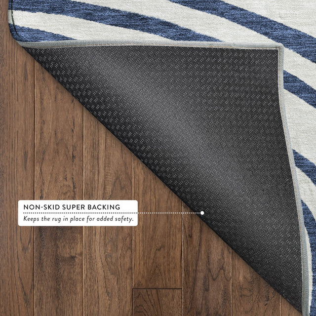 Dalyn Neo NO10 Blue Rug backing detail