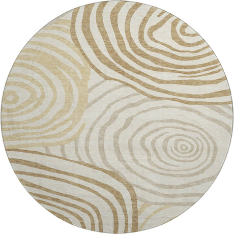 Dalyn Neo NO10 Gold Rug round rug