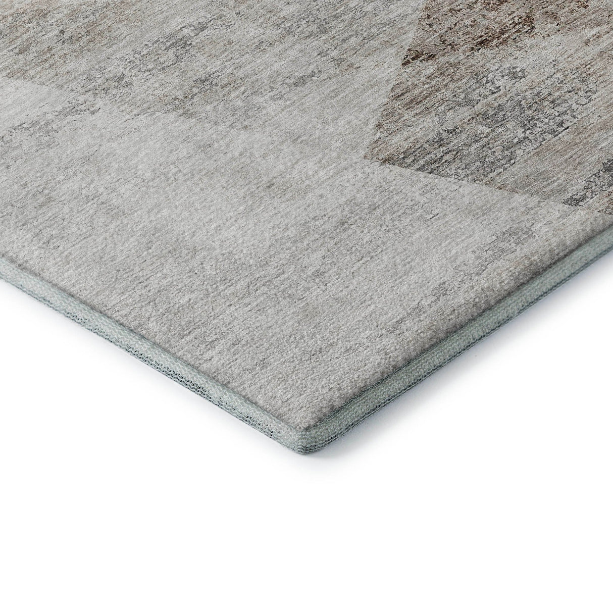 Dalyn Neo NO11 Silver Rug corner detail